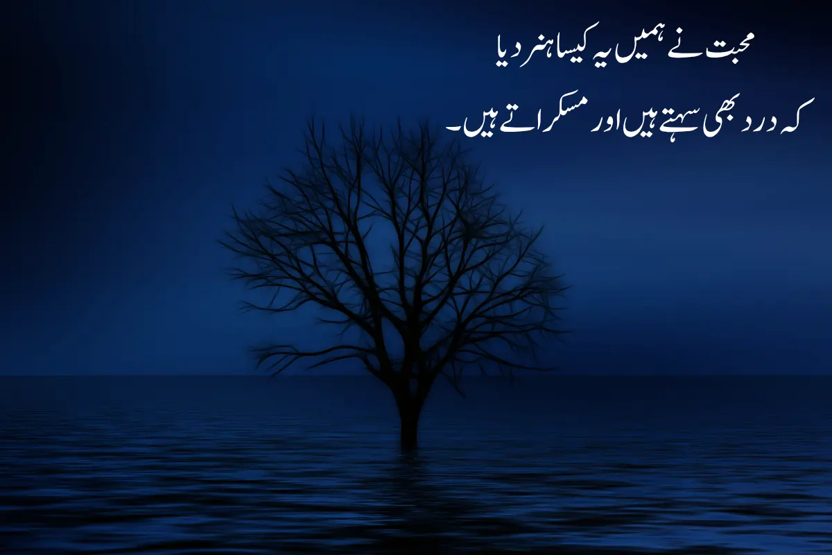 2 Lines Deep Poetry in Urdu Text - Best 200+ Heart-touching Shayari