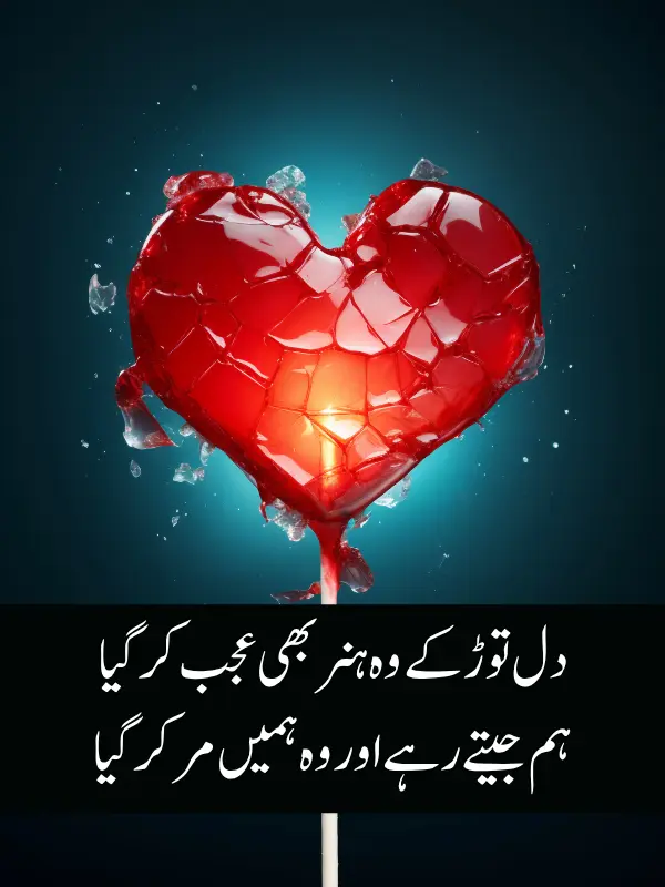Heart Broken Poetry in Urdu Text Copy and Paste