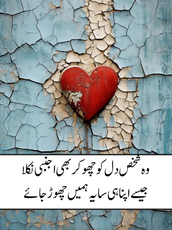 Heart Broken Shayari In Urdu For Girlfriend