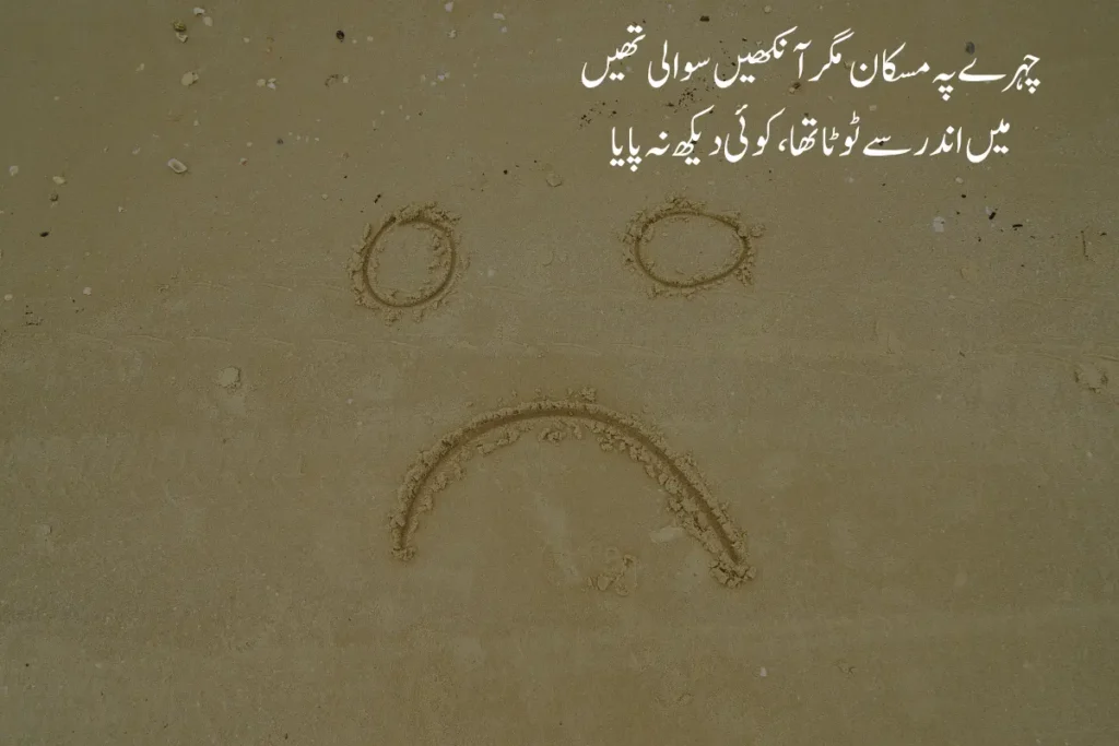 Smile Poetry in Urdu Text - Best Top 2 Lines Muskurahat Shayari