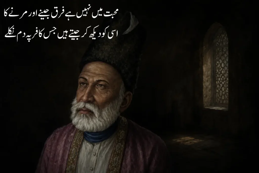 Mirza Ghalib Poetry In Urdu Text - Best 190+ 2 Lines Shayari