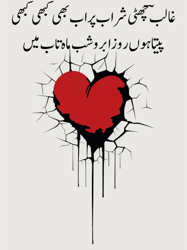 Mirza Ghalib Shayari in Urdu