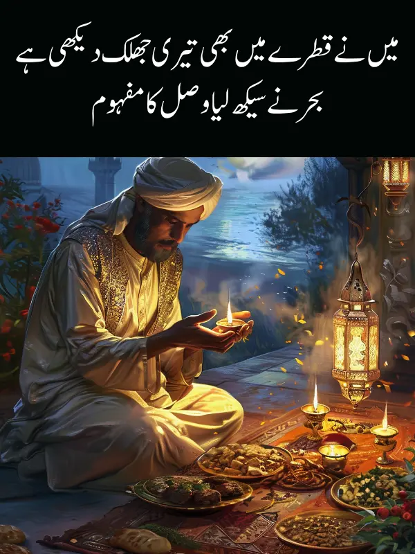 Sufi ishq Poetry in Urdu Text